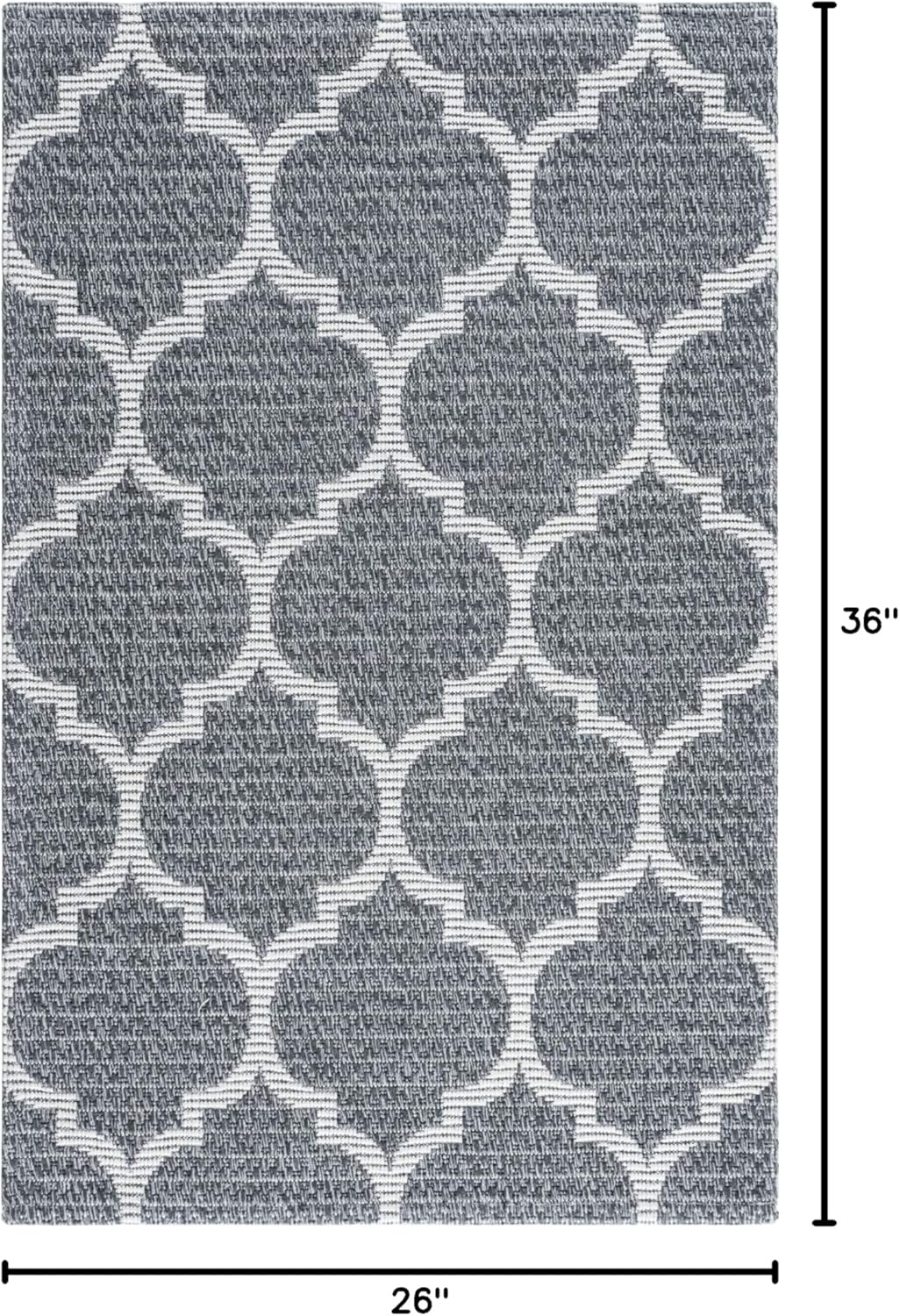 Unique Loom Decatur Collection Trellis - Alfombra geométrica y moderna, de 2.2...