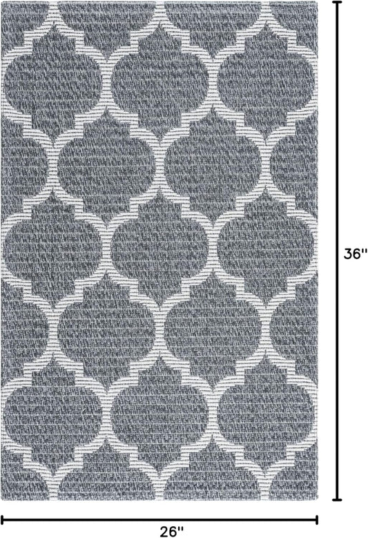 Unique Loom Decatur Collection Trellis - Alfombra geométrica y moderna, de 2.2...