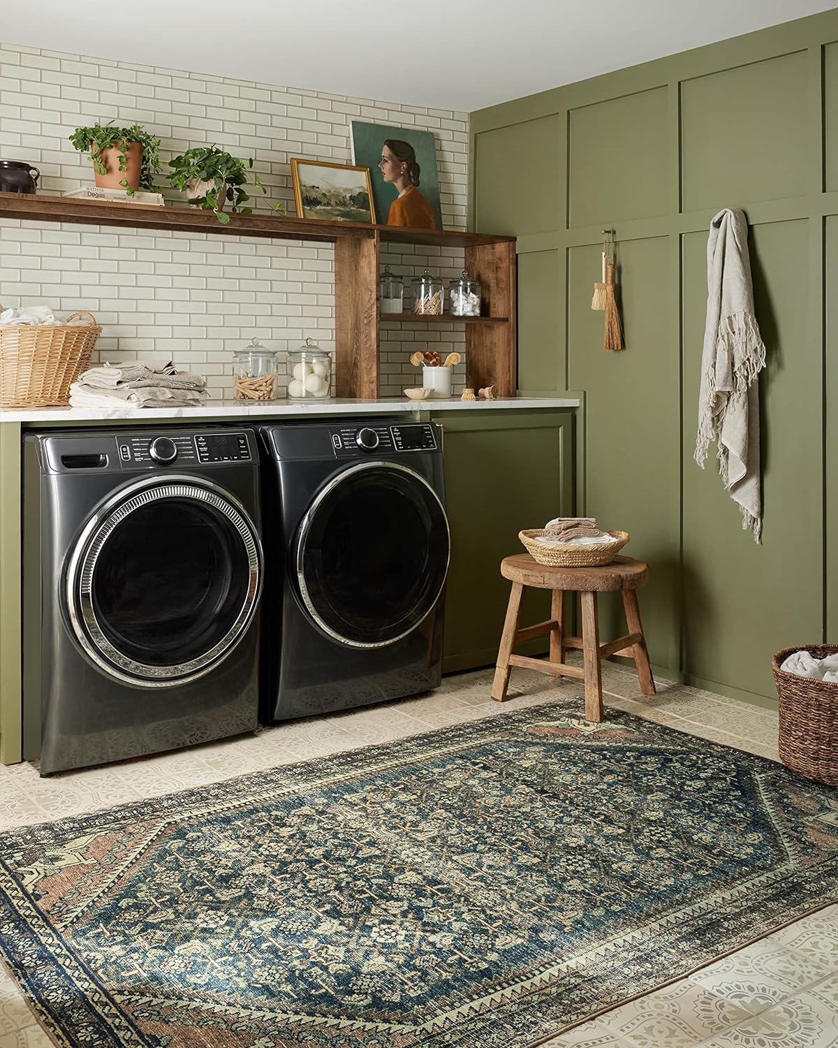 Loloi Magnolia Home by Joanna Gaines Banks Collection BAN-02 DenimClay 2'-0" x...