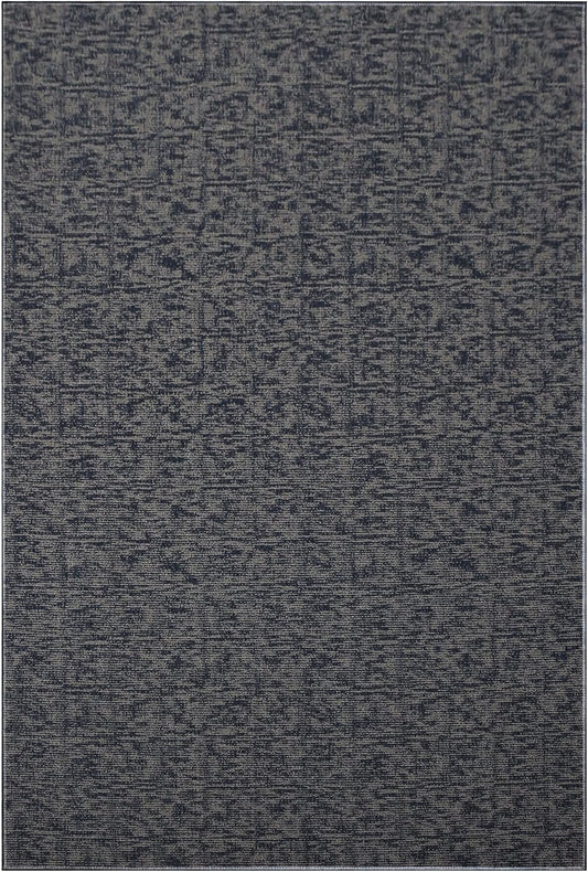 Furnish my Place Alfombra moderna para interiores y exteriores, color azul...