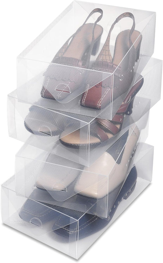 WHITMOR 6362 2691 4, cajas transparentes de zapatos Vue Collection para mujer,