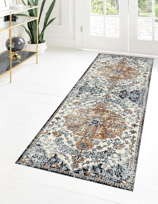 MICRODRY - Alfombra de pasillo, lavable a máquina y resistente a las manchas...