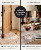 RUGGABLE x Morris & Co Tapete prémium de área lavable, para sala de estar,...