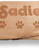 Custom Catch - Manta personalizada para perro, gris o beige, tamaño S