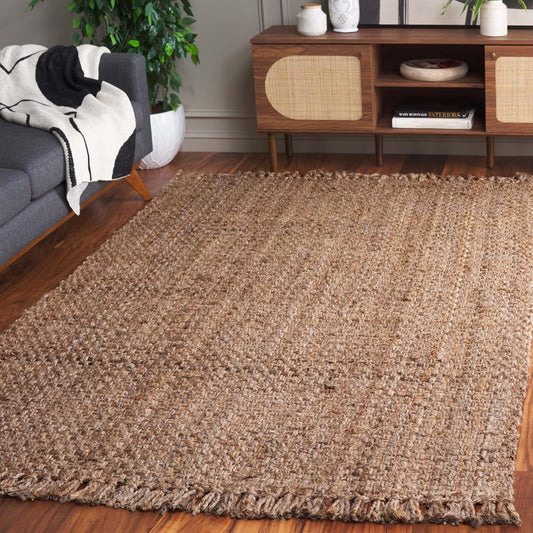 Alfombra de área de yute natural tejido a mano Safavieh NF467A, de la colección...