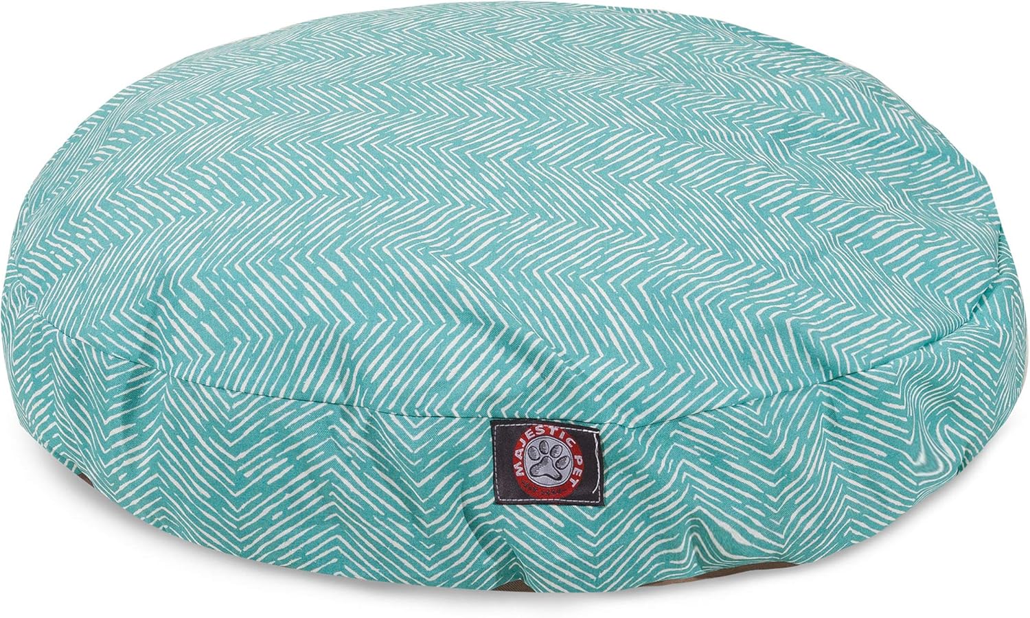 Majestic Pet Teal Native - Cama redonda grande para perros para interiores y...