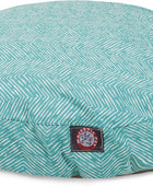 Majestic Pet Teal Native - Cama redonda grande para perros para interiores y...