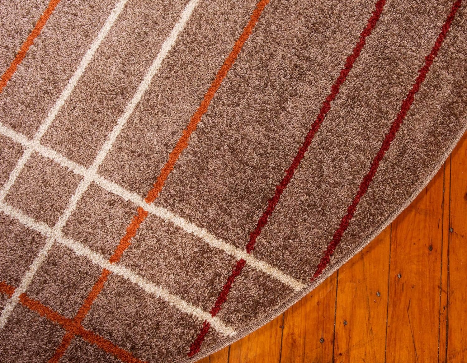Unique Loom - Tapete con diseño abstracto, informal, moderno y contemporáneo de...
