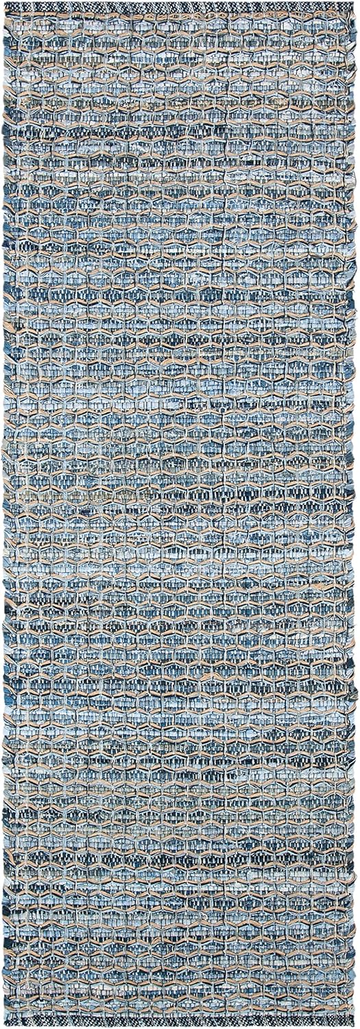 SAFAVIEH Colección Montauk - Alfombra de pasillo, 2 pies 3 pulgadas x 7 pies,...