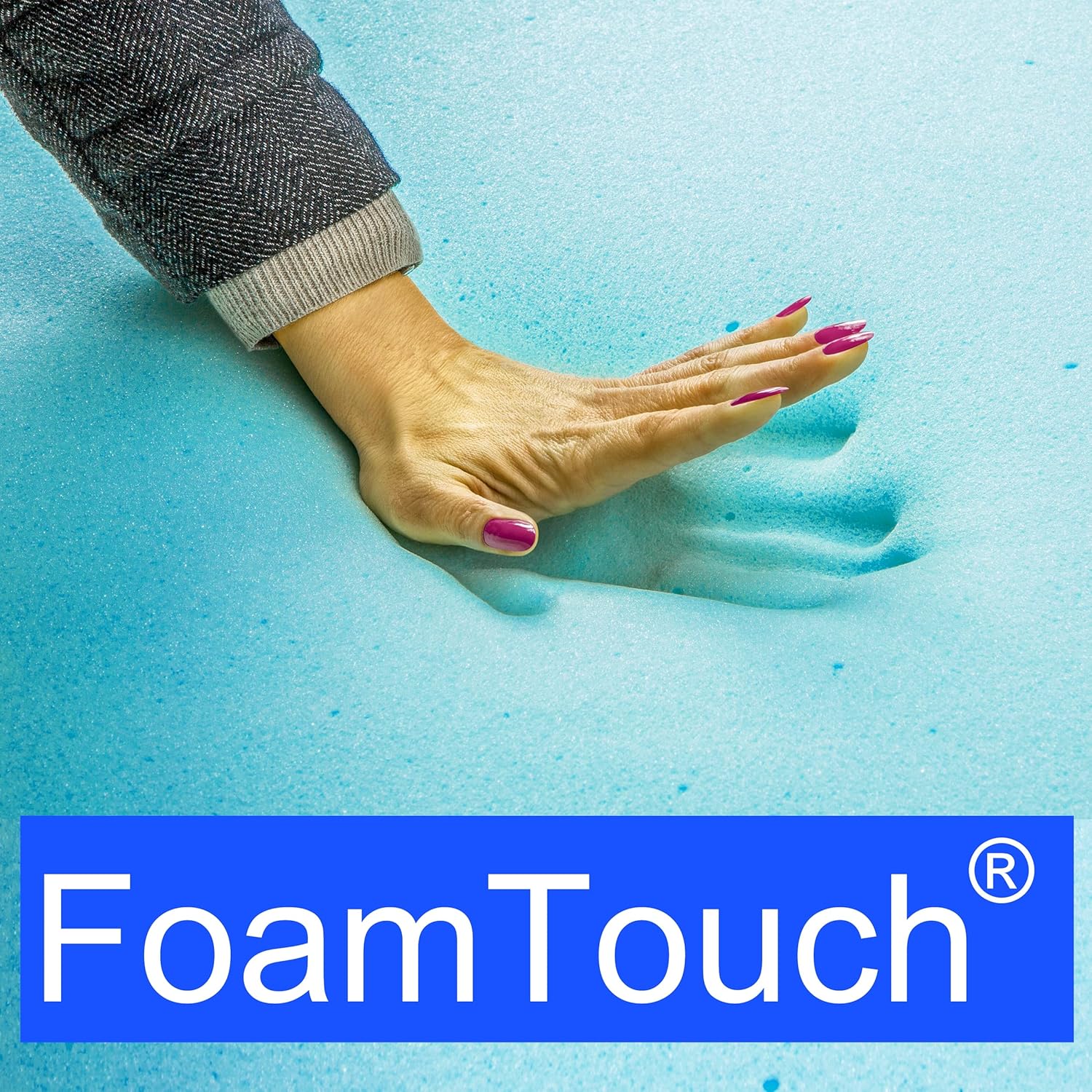 FoamTouch Colchón litera de 3 pulgadas de alto x 32 pulgadas de ancho x 75...