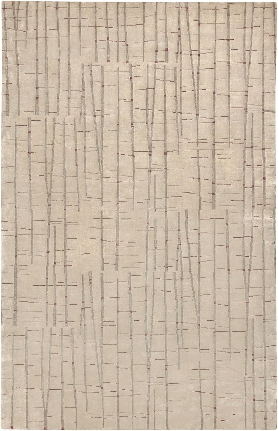 Art of Knot Alfombra Skala, 5' x 8', bronceadogranatebronceado