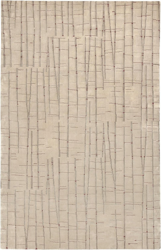 Art of Knot Alfombra Skala, 5' x 8', bronceadogranatebronceado