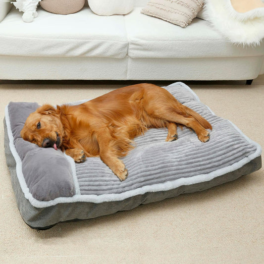 Cama para perros pequeños, colchón para perros con almohada para jaula de...