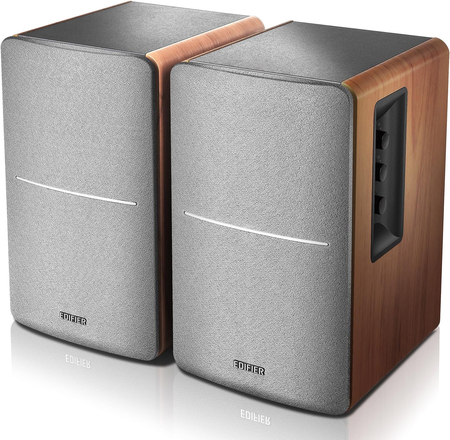Parlantes de estantería R1280DB de Edifier alimentados por Bluetooth. Entrada...