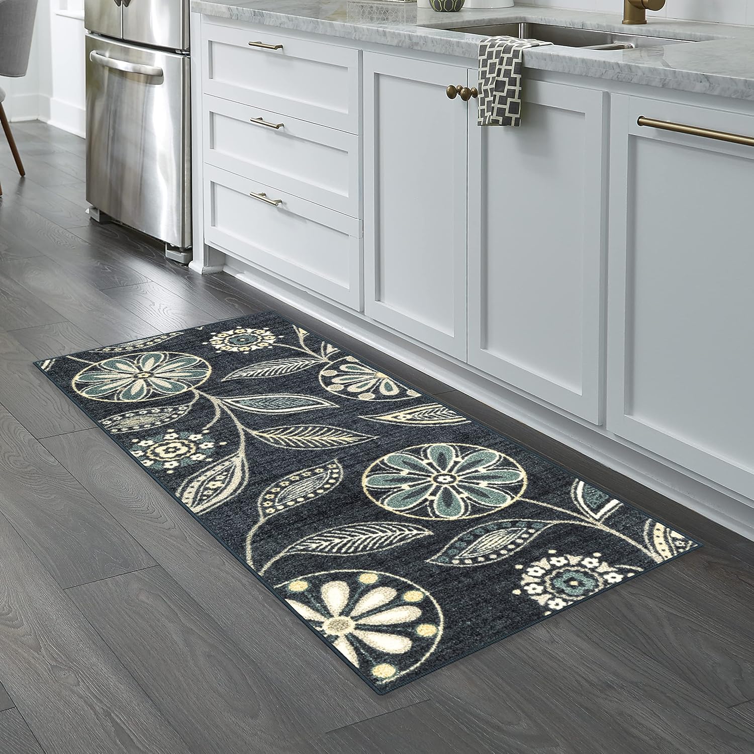 Maples Rugs Reggie - Alfombra floral para pasillo, fabricada en Estados Unidos,...