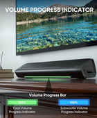 Saiyin Barras de sonido para TV con subwoofer, barra de sonido pequeña de bajo...