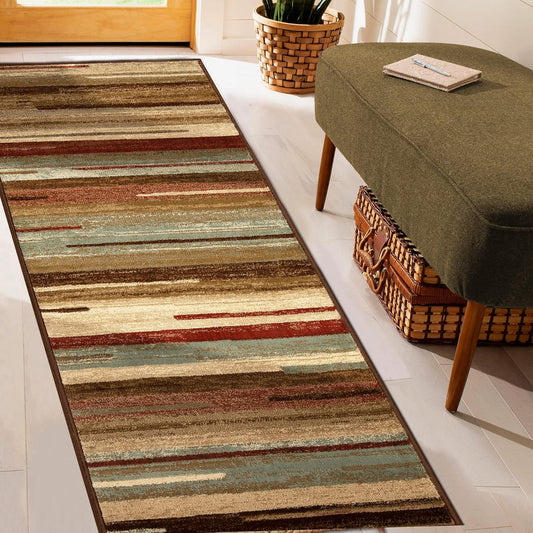 Superior Alfombra de pasillo para interiores, con respaldo de yute, decoración...