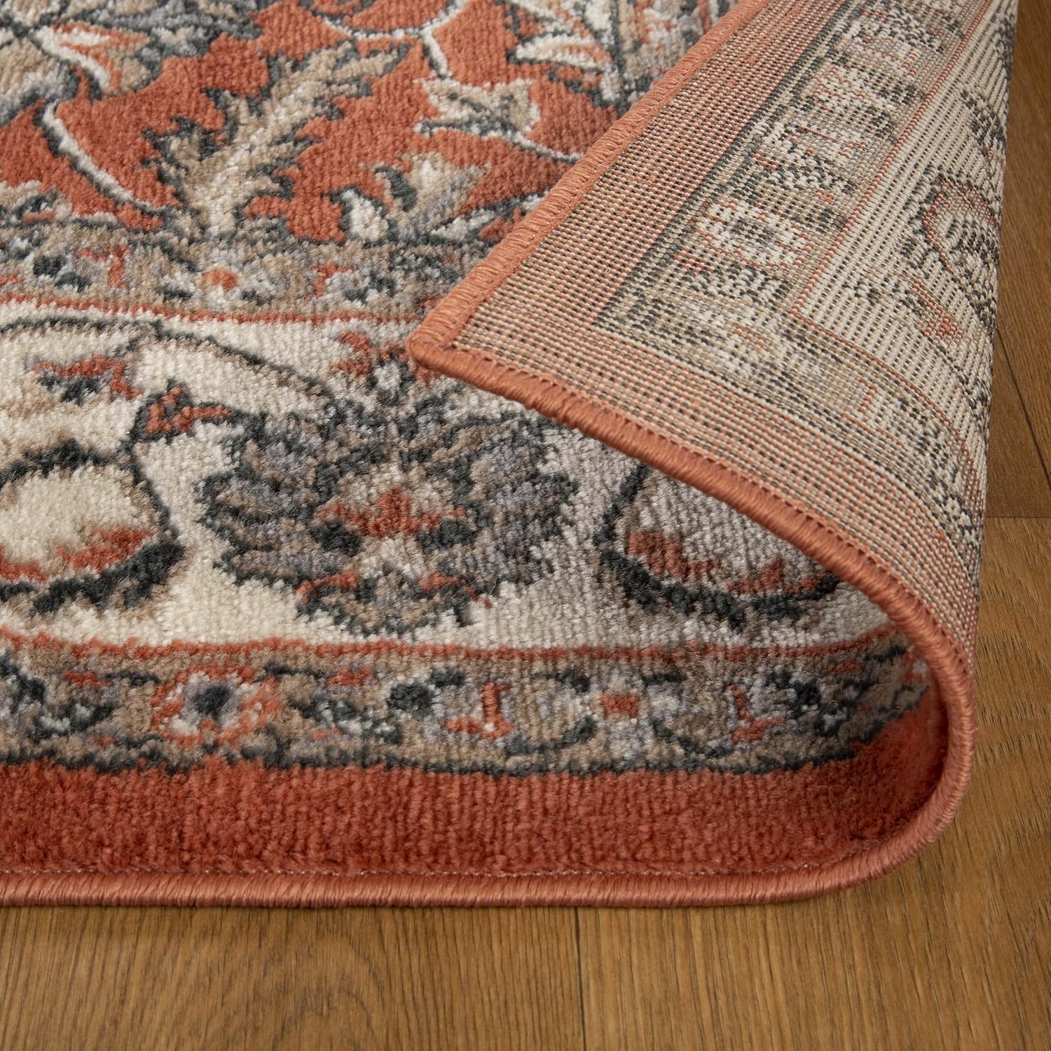 SUPERIOR Alfombra de pasillo para interiores con respaldo de yute, decoración...