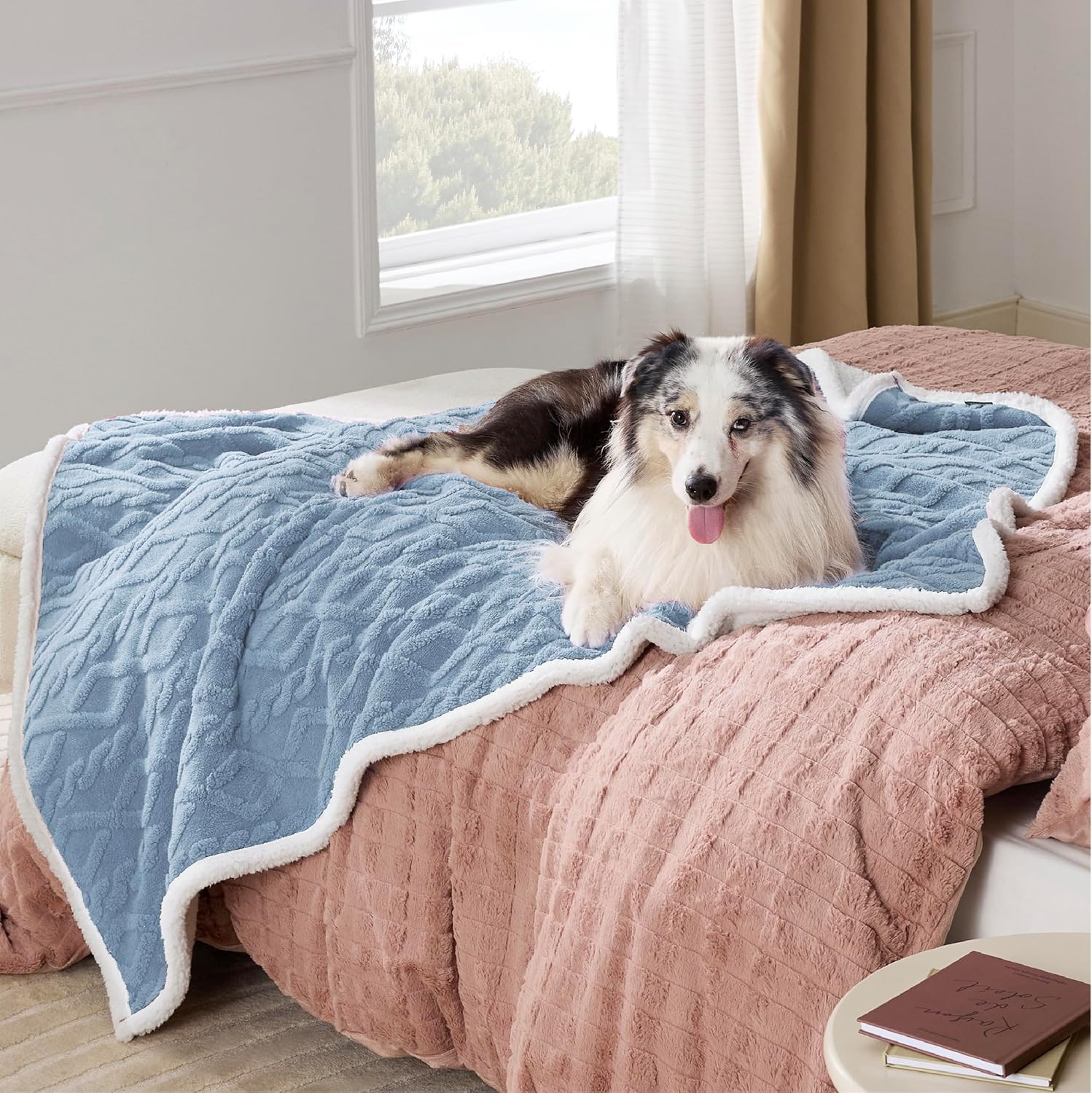 Bedsure Mantas impermeables para perros grandes  Manta para mascotas para...
