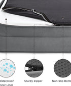 Bedsure - Cama ortopédica mediana para perros, sofá cama impermeable para...