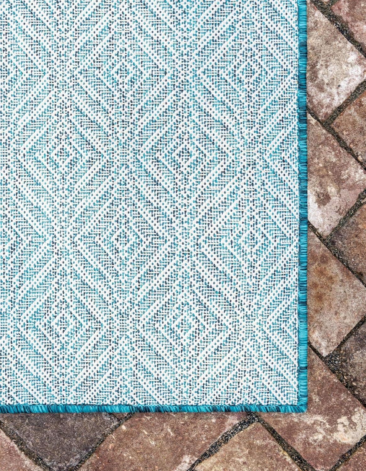 Unique Loom Outdoor Trellis Collection - Alfombra decorativa con diseño de...