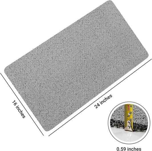 LuxStep - Tapete de ducha, de 24 x 16 pulgadas, tapete de baño antideslizante...
