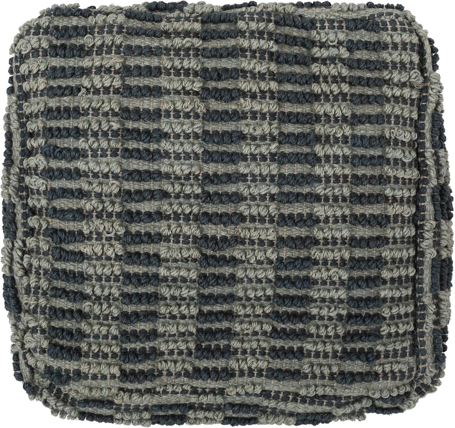 Christopher Knight Home Carolina Boho - Puf cubo de tela, azul y verde azulado,...