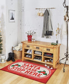 Mohawk Home Alfombra roja Santa Stop Here, 2'6x4'2,
