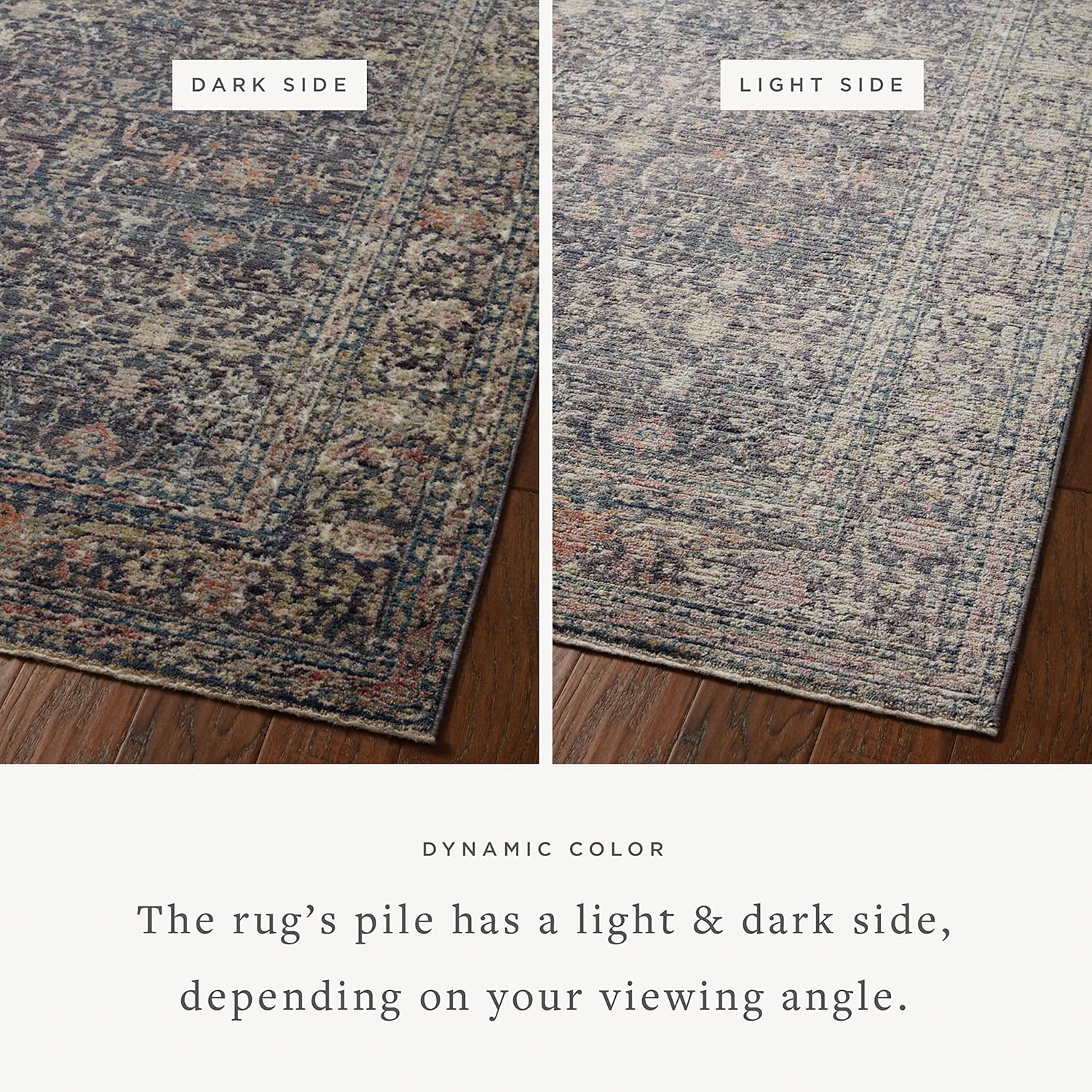 Loloi Jean Stoffer x Bradbury Collection, Midnight & Multi, alfombra decorativa...