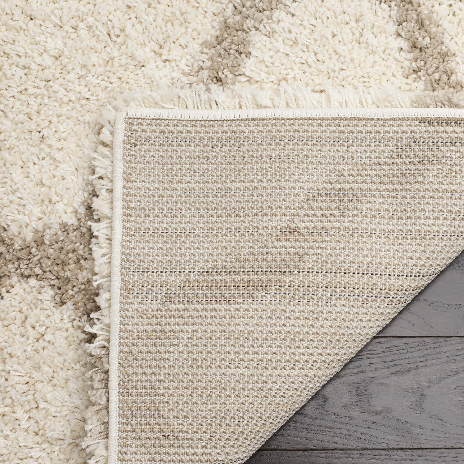 SAFAVIEH Hudson Shag Collection - Alfombra de área de 6 x 9 pies, diseño de...
