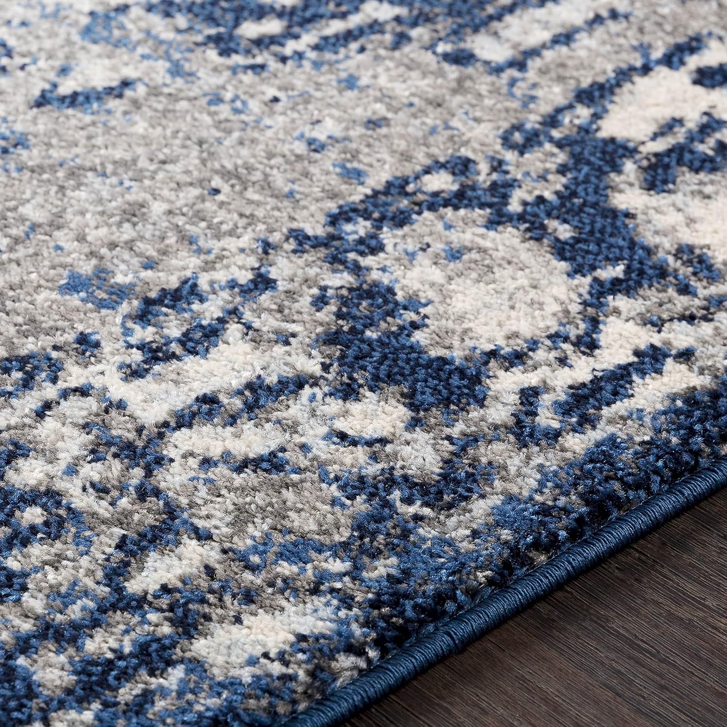 Mark&Day Alfombras Bowen de 5 x 7 pies, alfombra tradicional azul marino y azul...