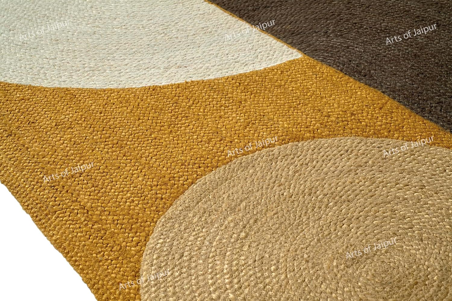 Collection - Alfombra de pasillo de yute de 3 x 10 pies, alfombra trenzada...