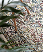 Rugs.com Rabia Collection - Alfombra baja marfil de 5 x 8 pies, perfecta para...