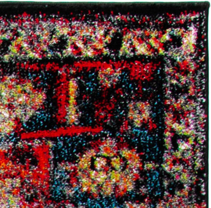 Vintage Hamadan Collection Alfombra de área de 8 x 10 pies, naranja y