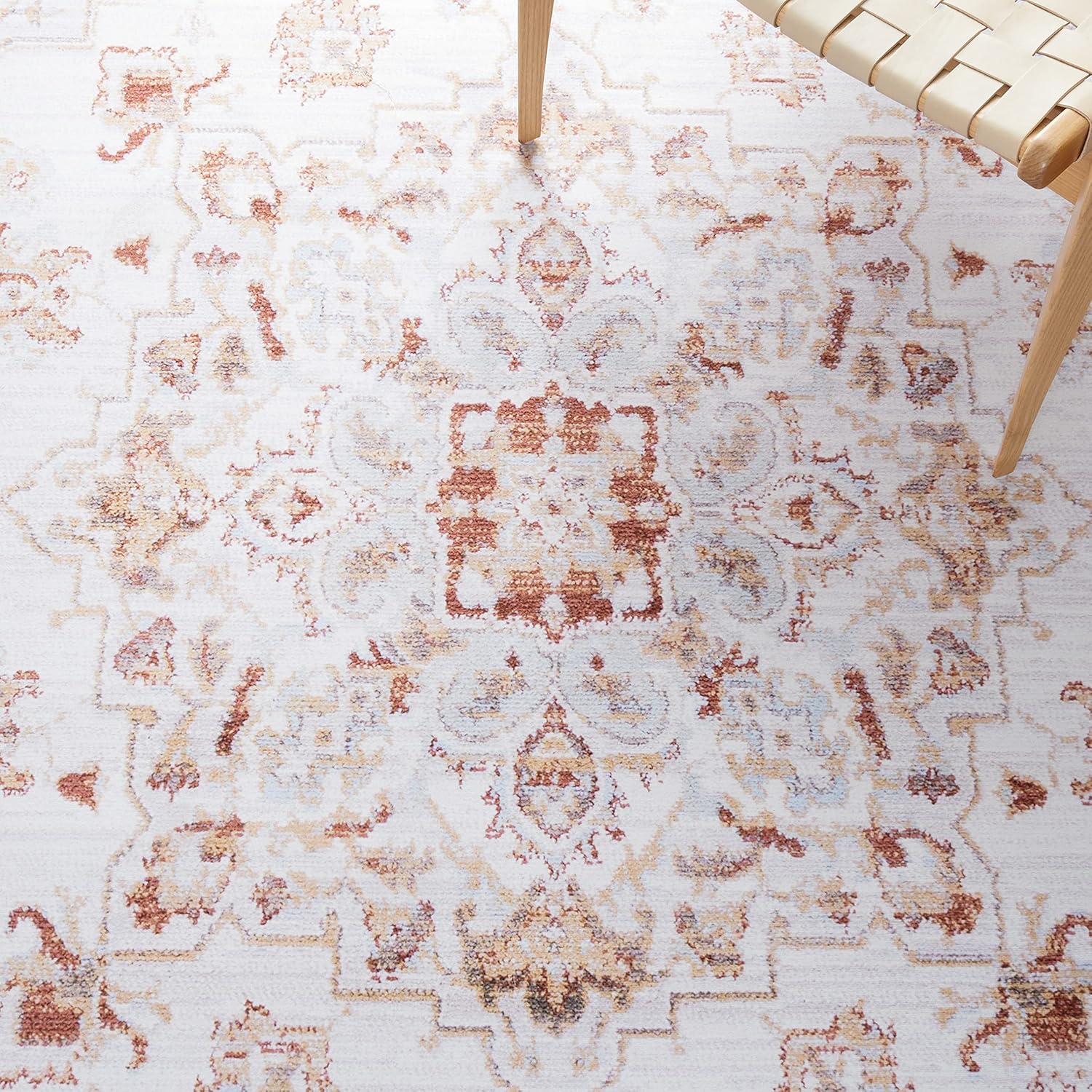 Tucson Collection Alfombra de área de 8 x 10 pies, diseño persa elegante y