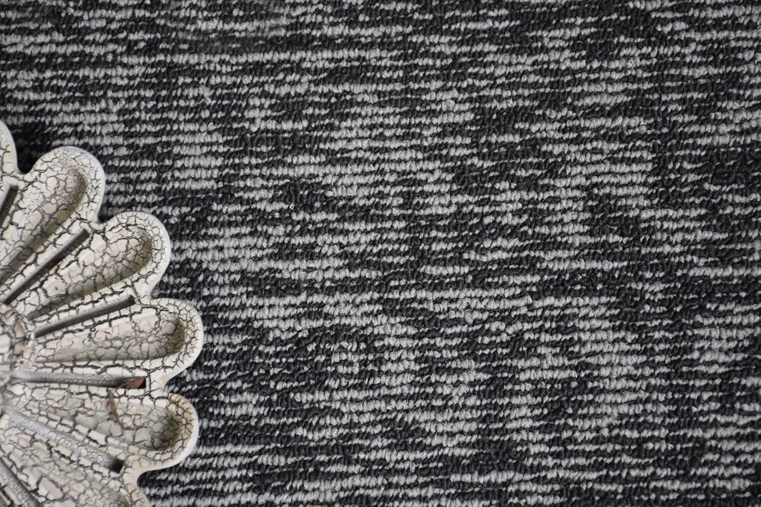 Furnish my Place Alfombra moderna para interiores y exteriores, color negro,...