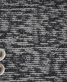 Furnish my Place Alfombra moderna para interiores y exteriores, color negro,...