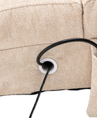 HomSof Silla de interior sin brazos con masaje, tumbona larga moderna con patas...