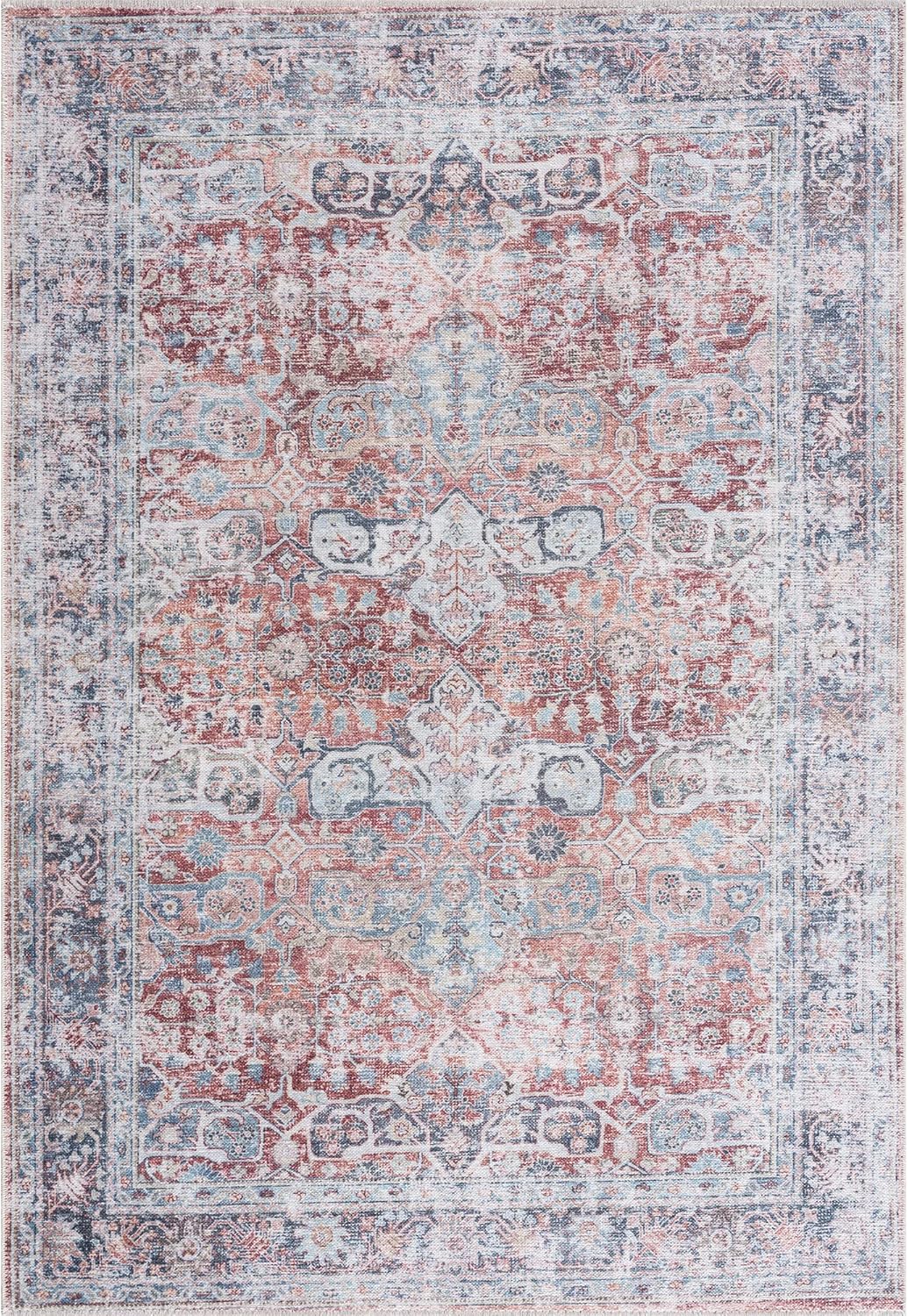 Bloom Rugs - Alfombra Caria lavable, antideslizante, de 2,44 x 3,05 m, color...