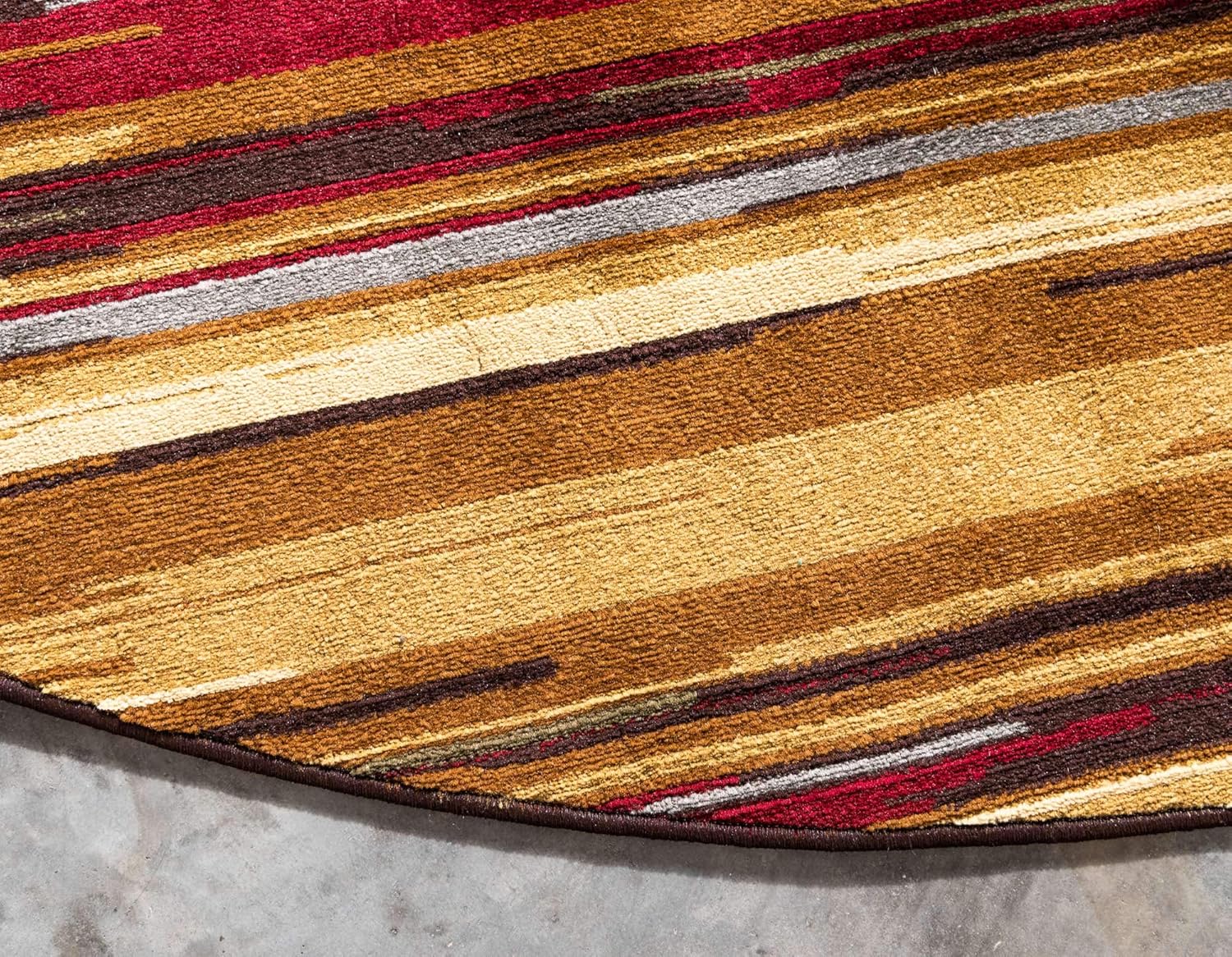 Unique Loom Barista Collection - Alfombra moderna a cuadros, contemporánea,...