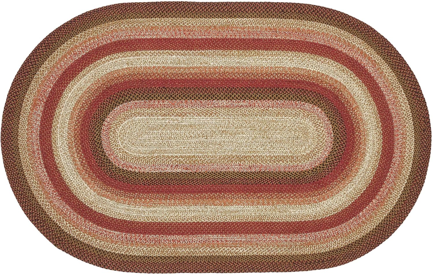 Alfombra de especias de jengibre con almohadilla de PVC, mezcla de yute,