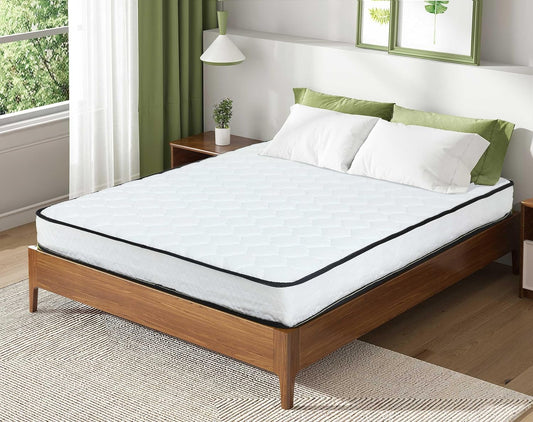 Colchón tamaño Queen de 5681012 pulgadas con funda, colchón de resortes