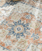 jinchan - Alfombra persa para interiores, con estampado, color naranja,...