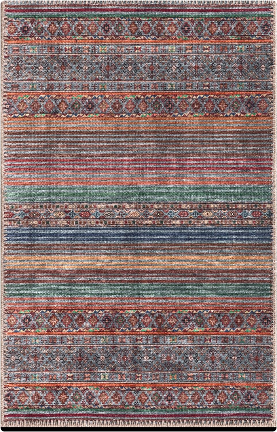 Keen Home Design Alfombras lavables a máquina con parte trasera antideslizante,...
