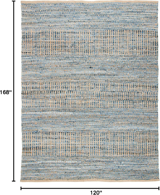 Cape Cod Collection CAP353A Alfombra de área trenzada costera de yute costero