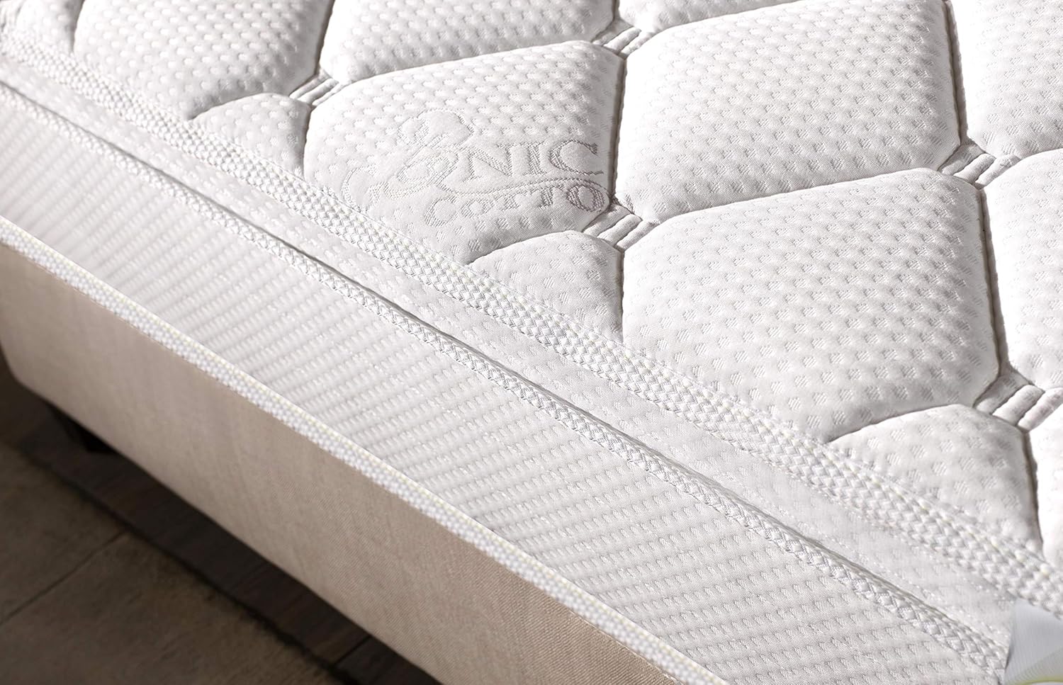 Oliver Smith Algodón orgánico 12 pulgadas Sueño de lujo Top de almohada de