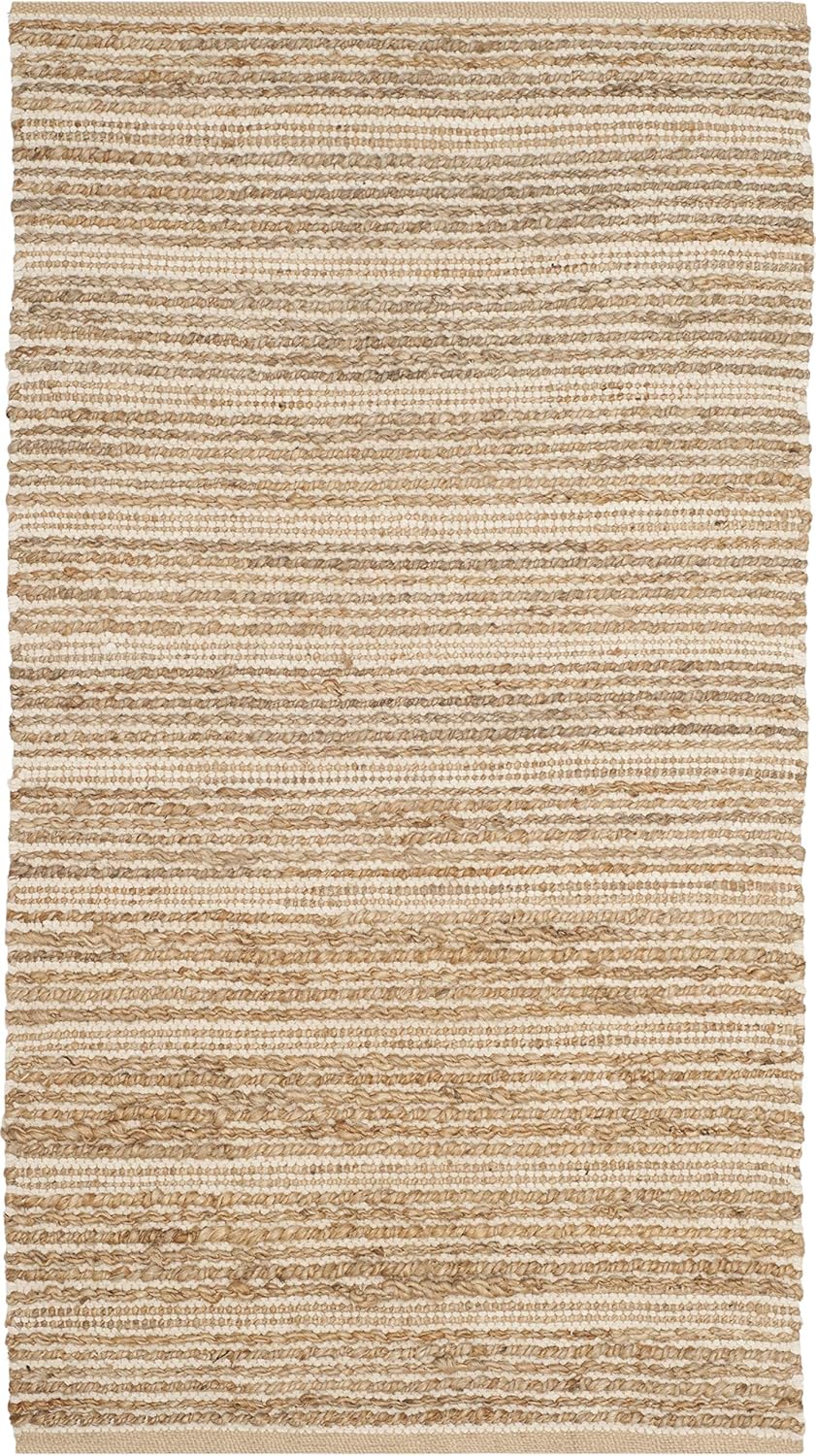 SAFAVIEH Cape Cod Collection - Alfombra decorativa, 3 x 5 pies, natural y...