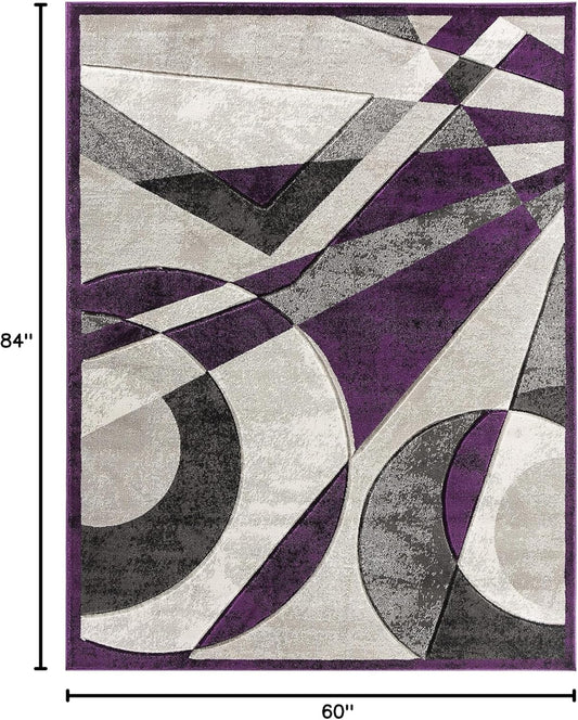 Home Must Haves Morado, plateado, gris, formas geométricas, abstractas,...