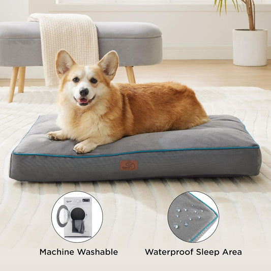 Bedsure Cama impermeable para perros y gatos grandes con funda extraíble y...