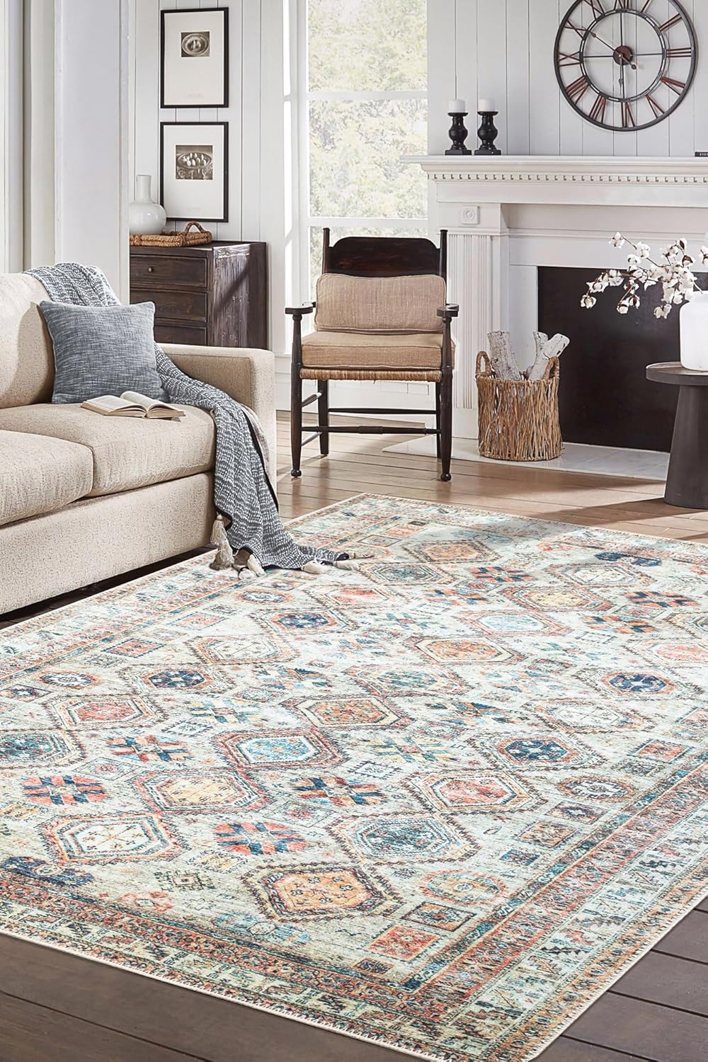 Keen Home Design Alfombras lavables a máquina con parte trasera antideslizante,...